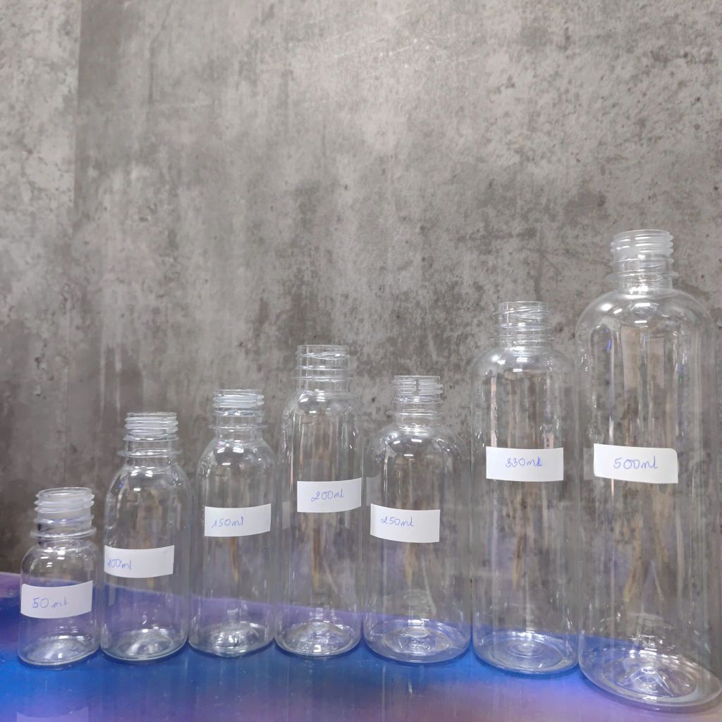 Chai nhựa PET Tròn Đựng Trà Sữa Thể Tích Từ 50 đến 1000ml