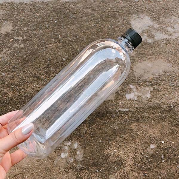 Chai nhựa PET đựng trà sữa | Chai Nhựa PET Tròn Cao Cổ 28 - 1000ml