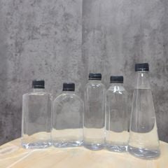 Chai nhựa PET đựng trà sữa | Chai Nhựa PET Tam Giác Cổ 28 - 330ml