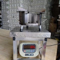 Bếp củi cải tiến HươngGiang siêu bền tròn 30cm nấu -nướng- lẩu có bệ đỡ củi, ống khói, chống đen nồi