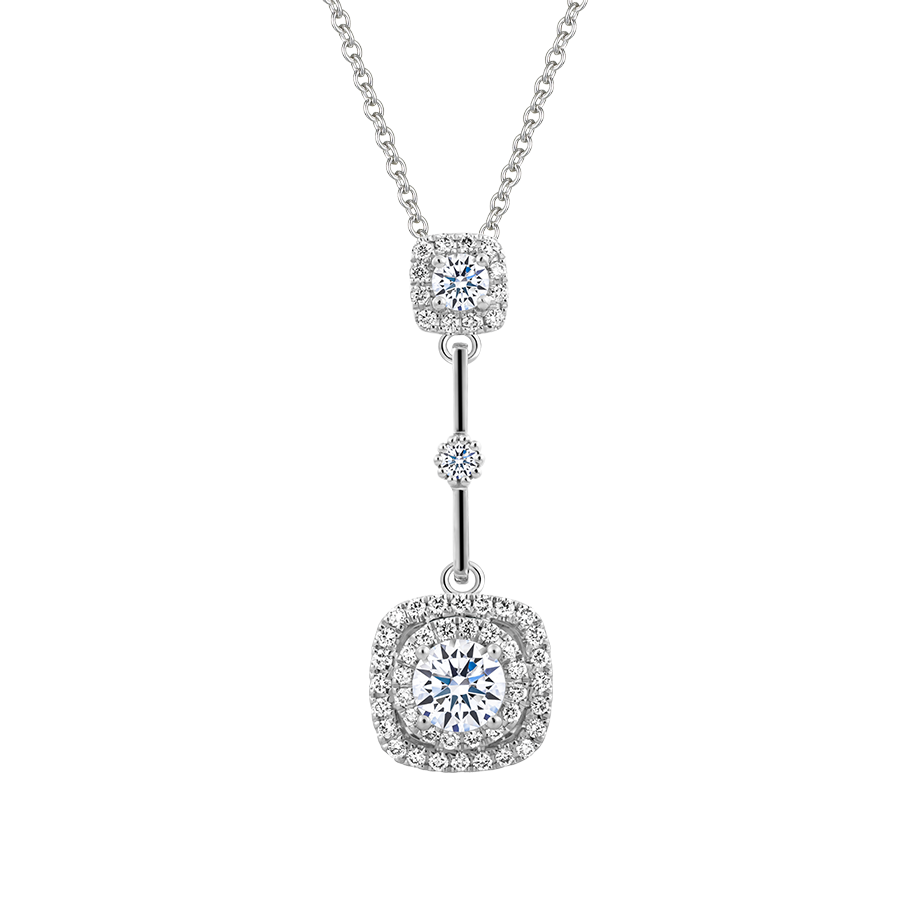 Ổ mặt kim cương tấm vàng 14K Basque N 3C