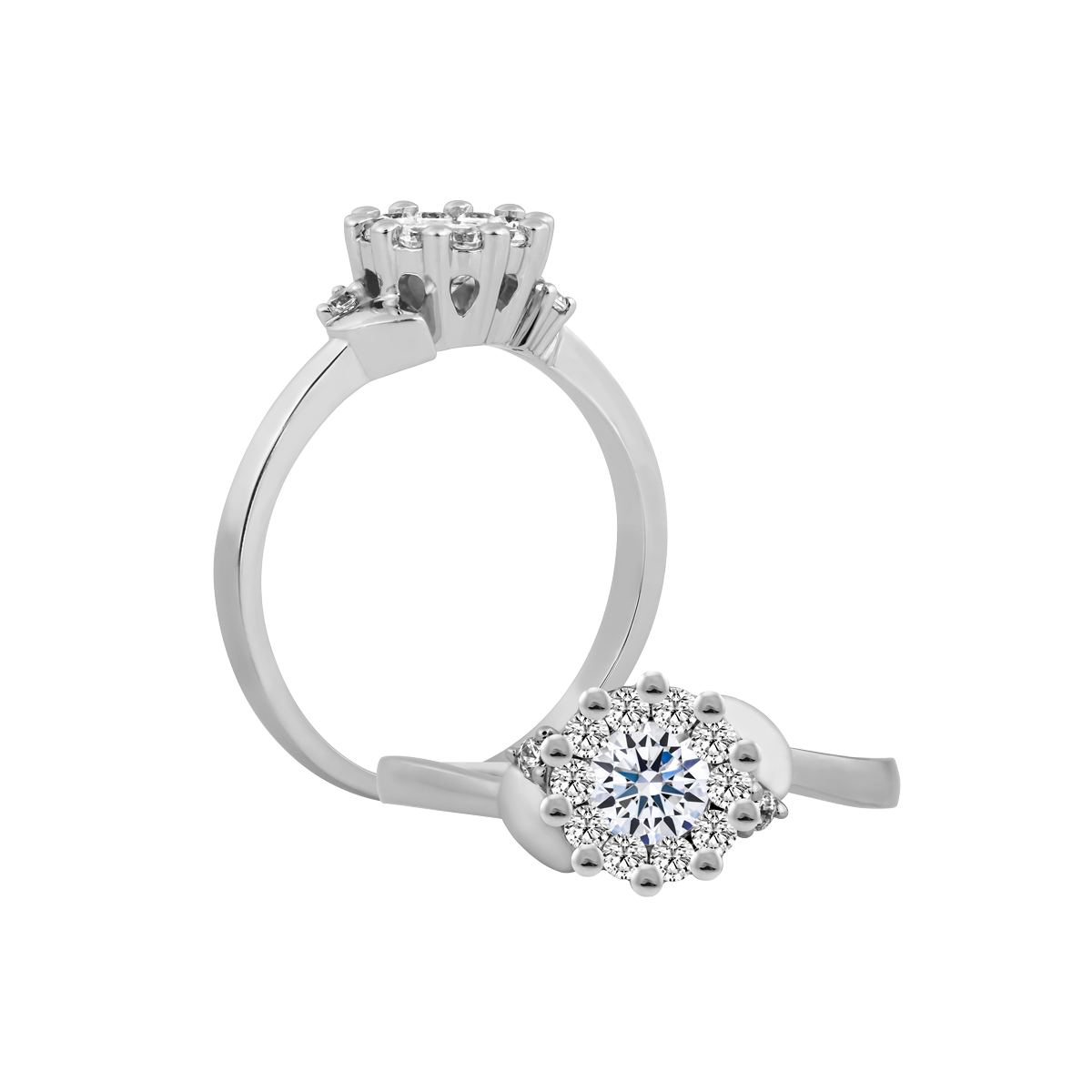 Nhẫn nữ đính đá CZ vàng 14K Summer 3C