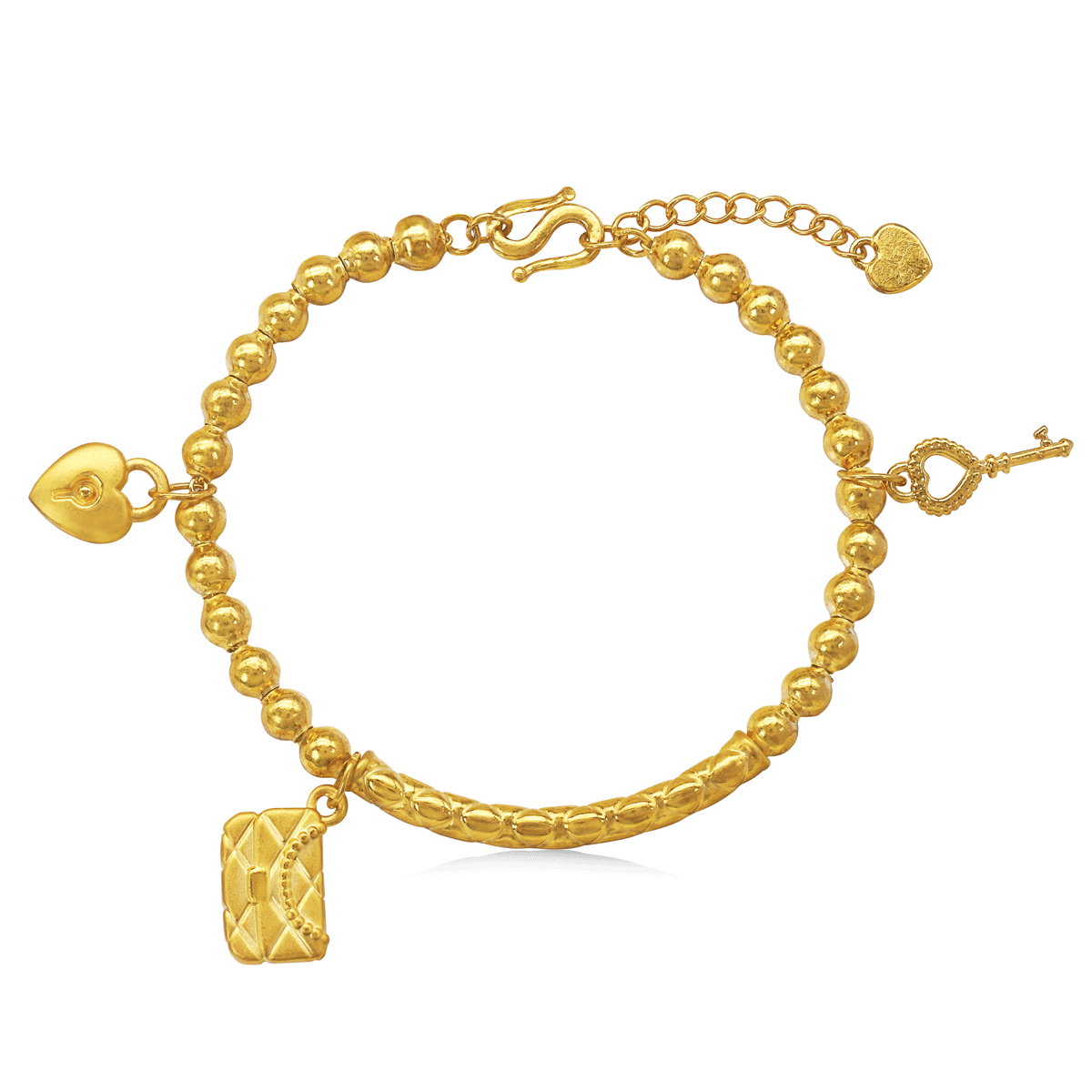 Lắc Vàng 24K Golden Lucky Braclet FB700048 5D