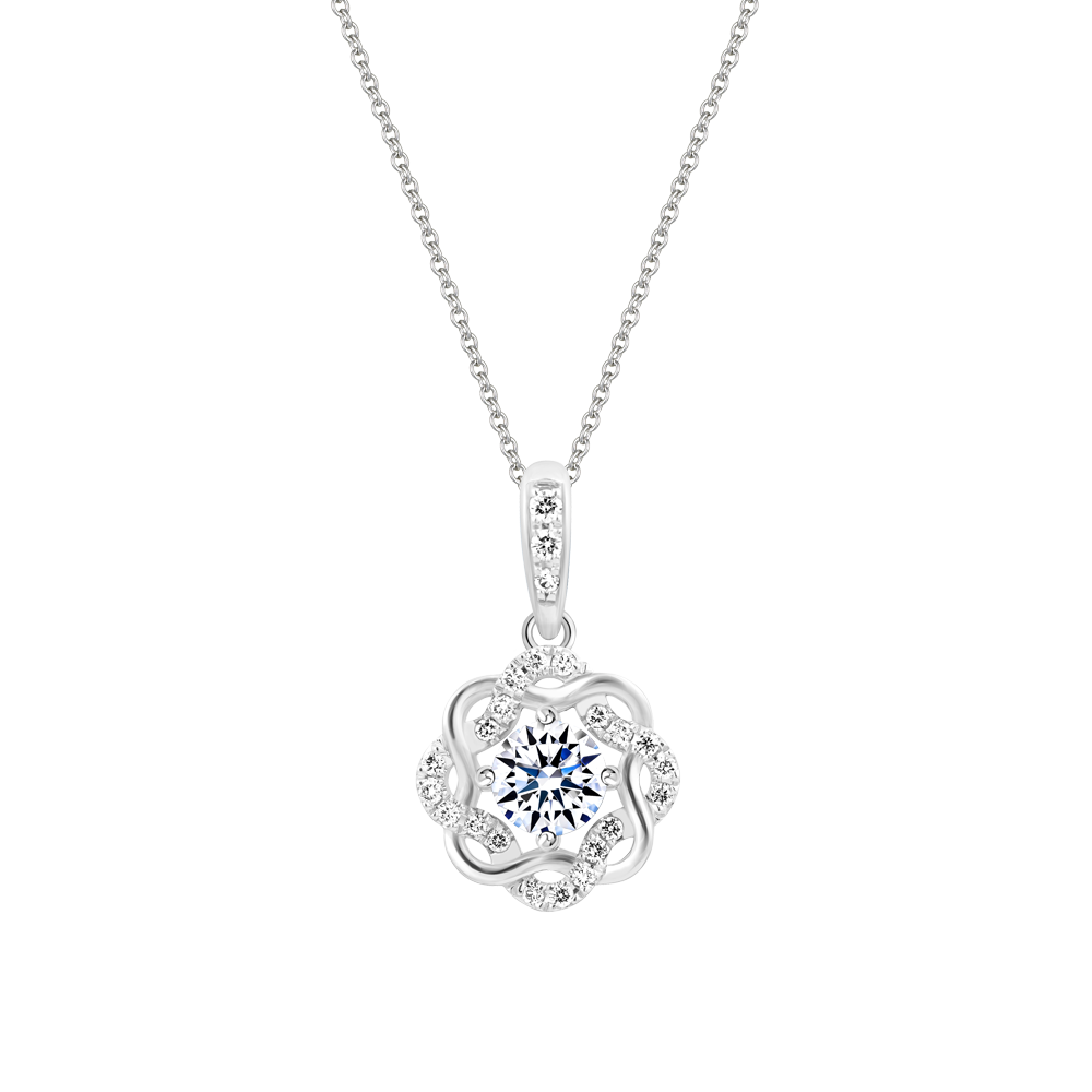 Mặt kim cương tấm vàng 14K Chumming 3C