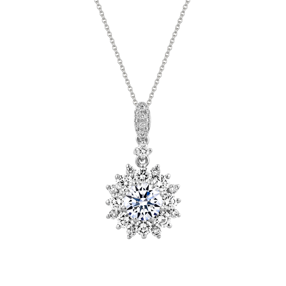 Mặt đính đá CZ vàng 14K Harrow N2 5C