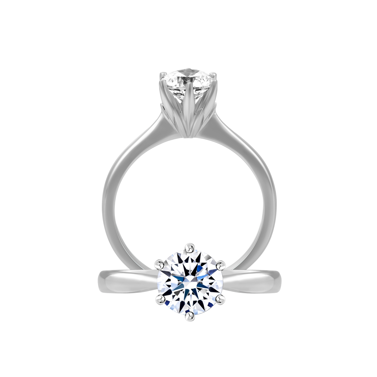 Ổ nhẫn nữ vàng 14K Lily 5C