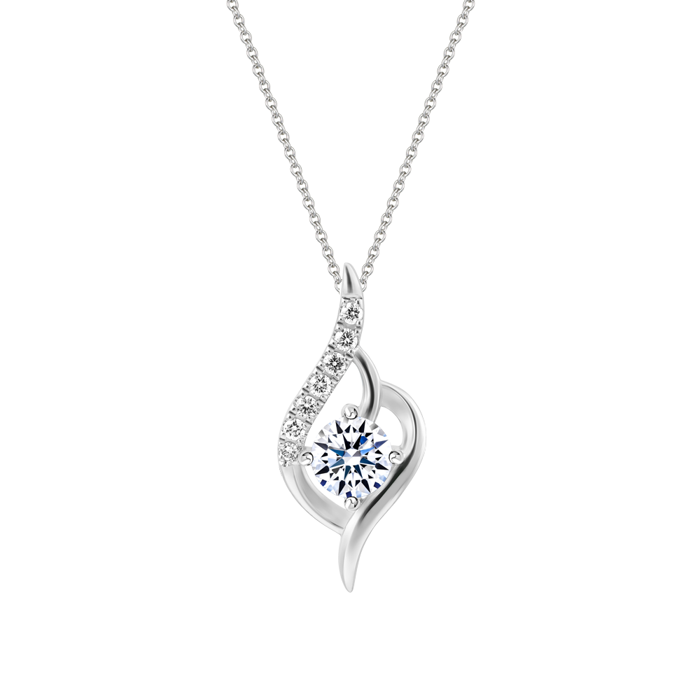 Mặt đính đá CZ vàng 14K Brighting 3C