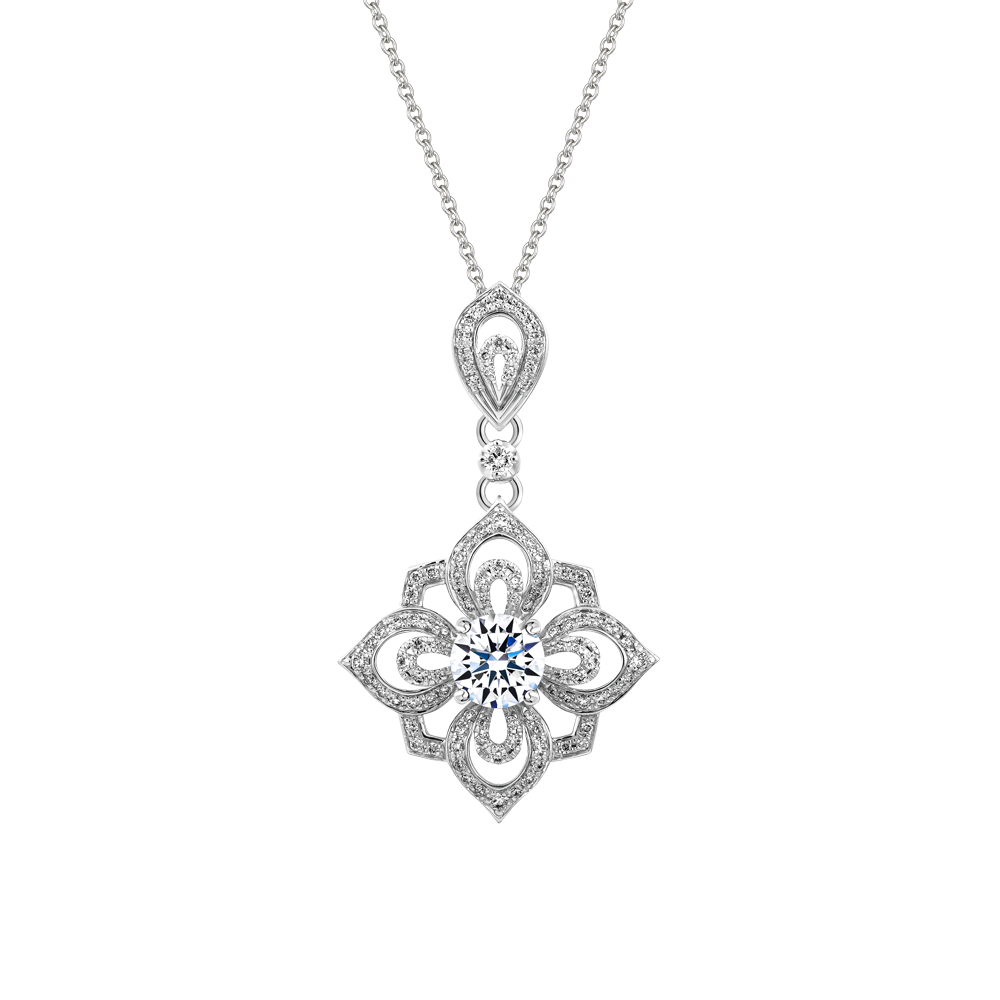 Mặt kim cương tấm vàng 14K Gaudy 5C