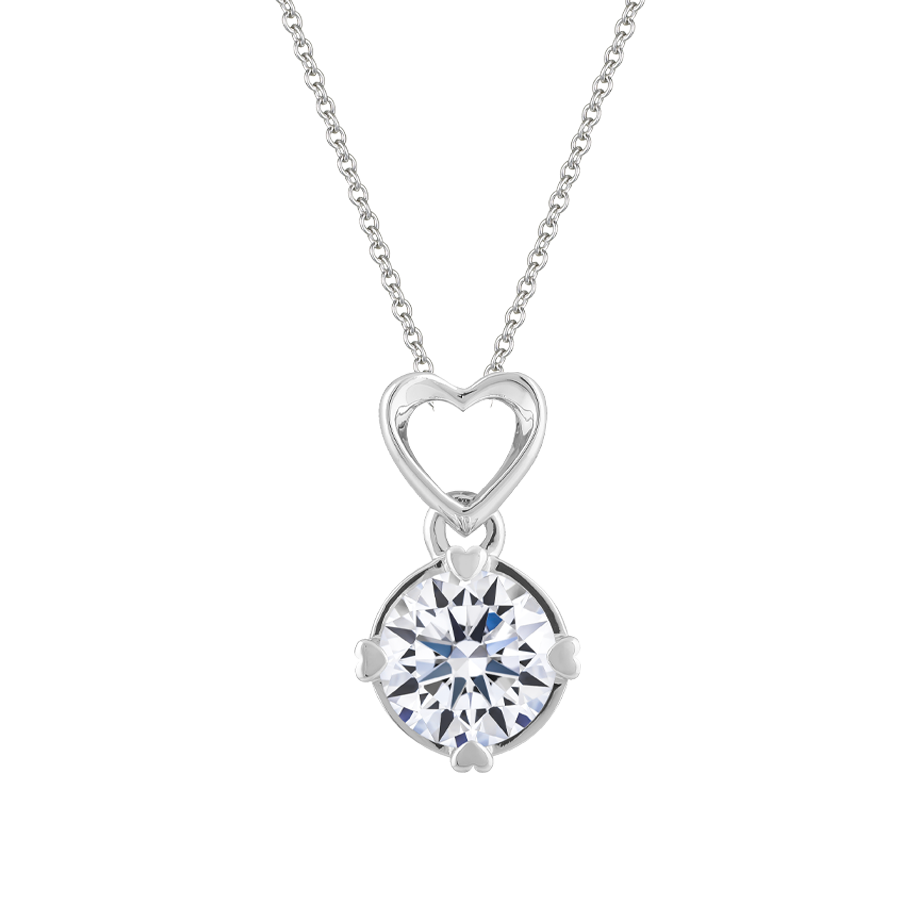Mặt đính đá CZ vàng 14K Jussi 1CT
