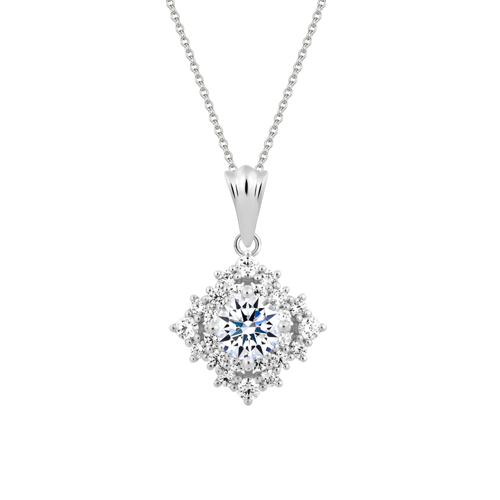 Mặt kim cương tấm vàng 14K Beatrice N 5C