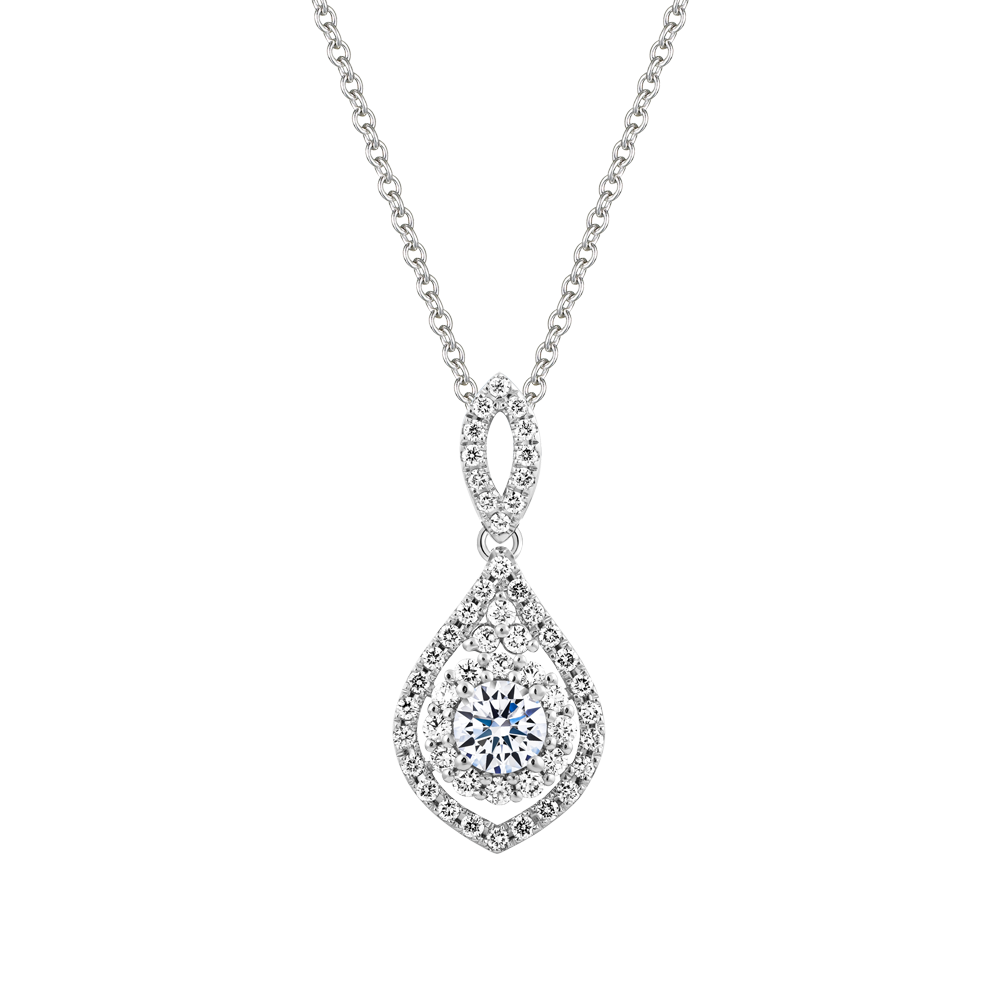 Mặt đính đá CZ vàng 14K Sophia 3C