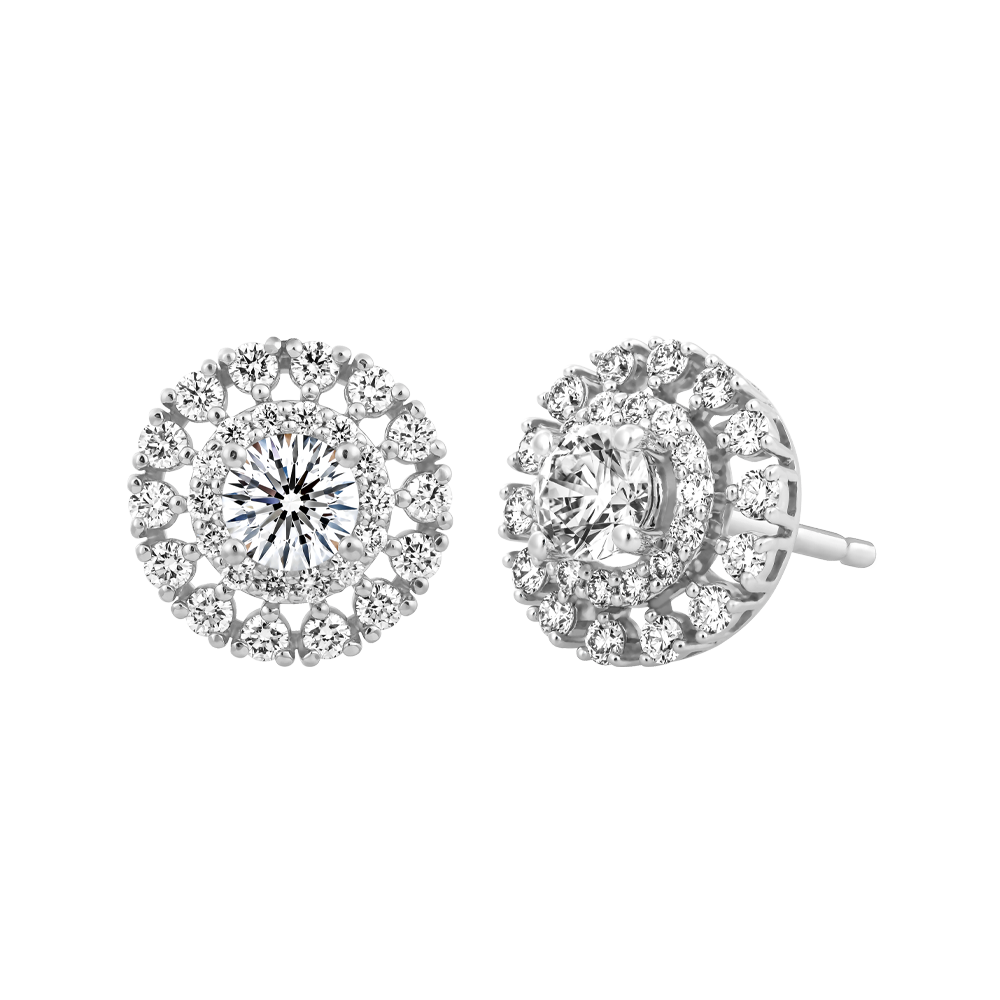 Ổ Bông kim cương tấm vàng 14K Bayard N 3C