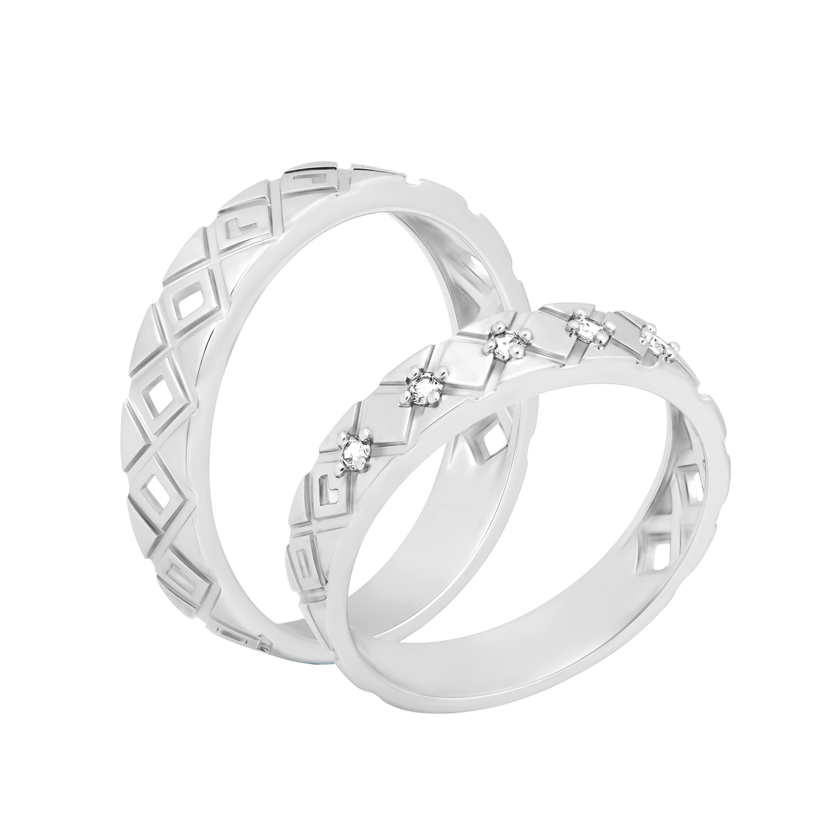 Nhẫn cưới nam vàng 14K Reliably M
