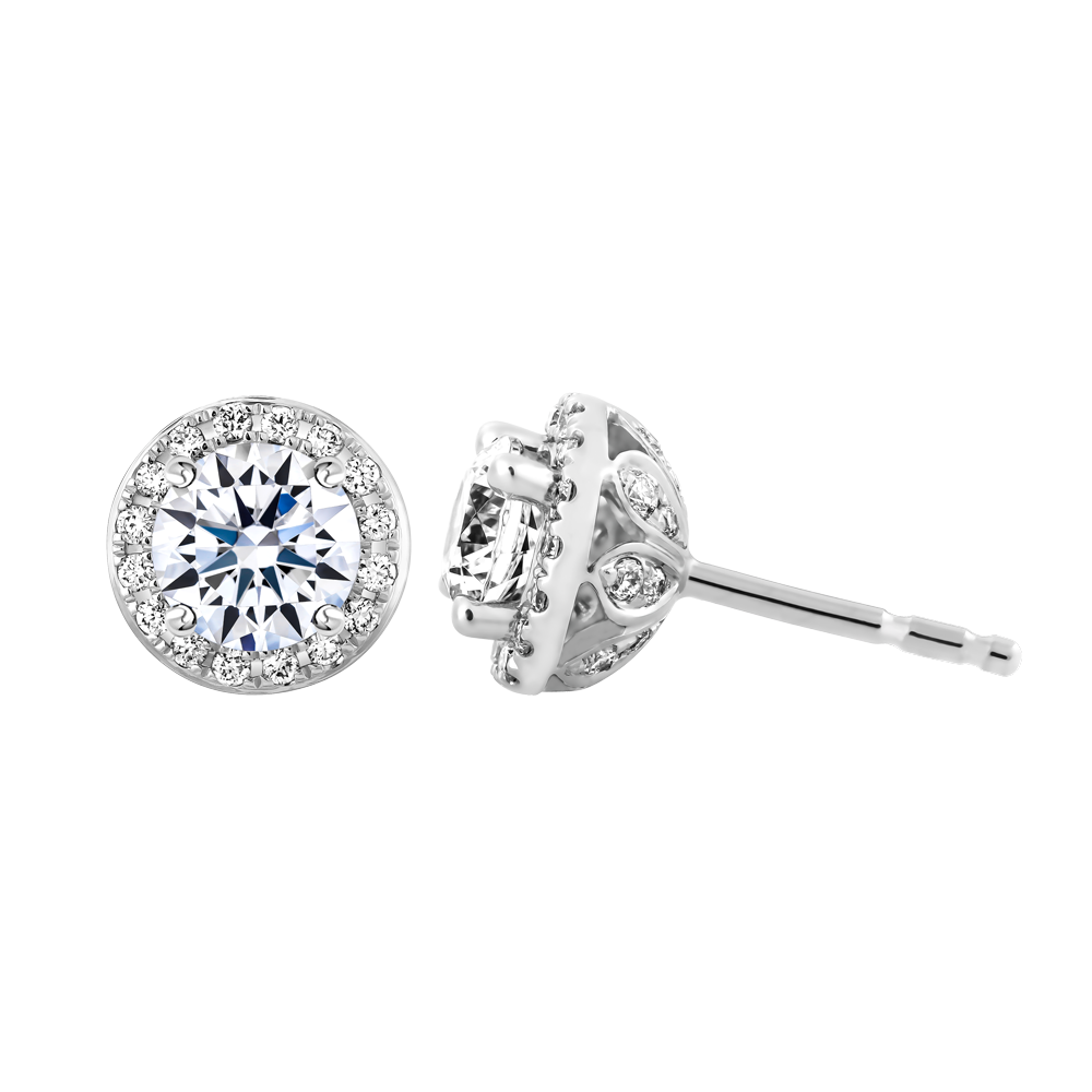 Ổ Bông kim cương tấm vàng 14K First lady N 3C