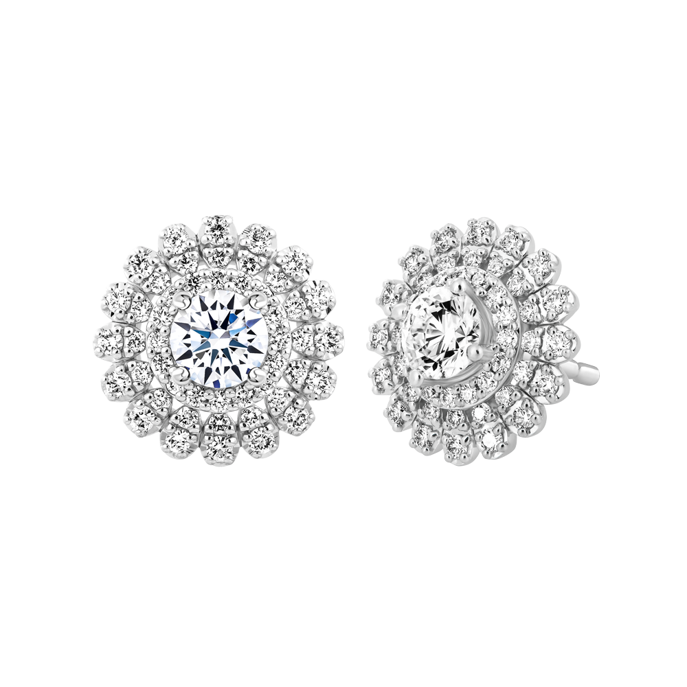 Ổ Bông kim cương tấm vàng 14K Glorious 3C