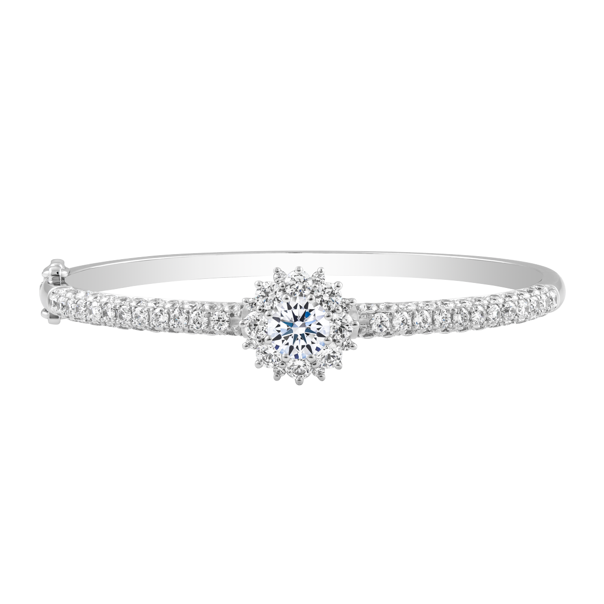 Vòng đeo tay đính đá CZ vàng 14K Caste S3 1CT