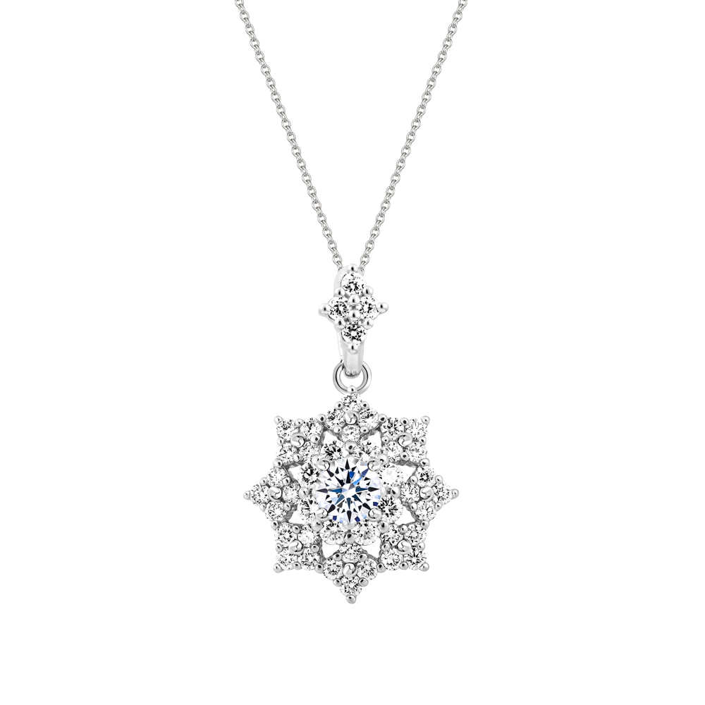 Mặt kim cương tấm vàng 14K Fulguration 3C