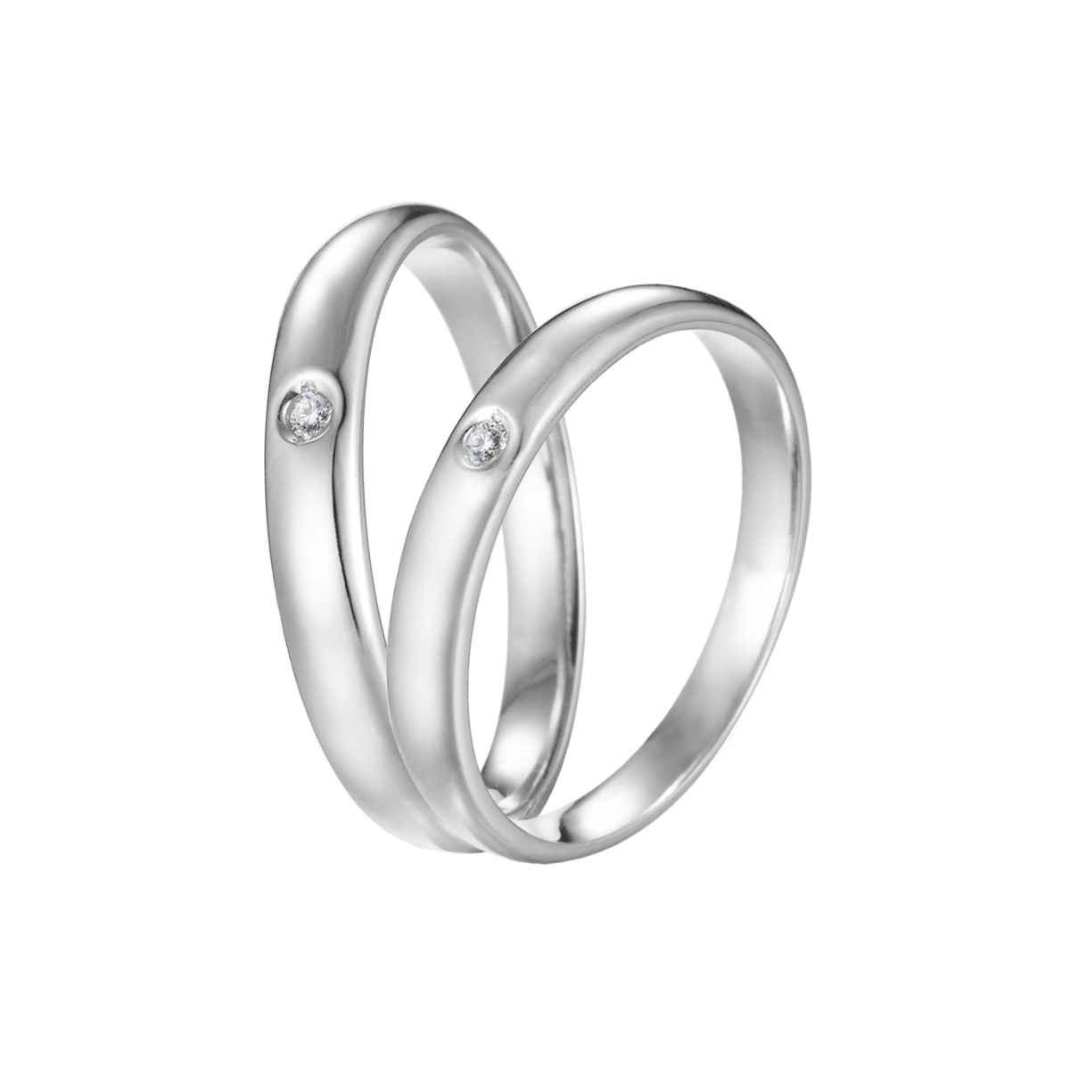 Nhẫn cưới nam kim cương viên vàng 14K Proposal M