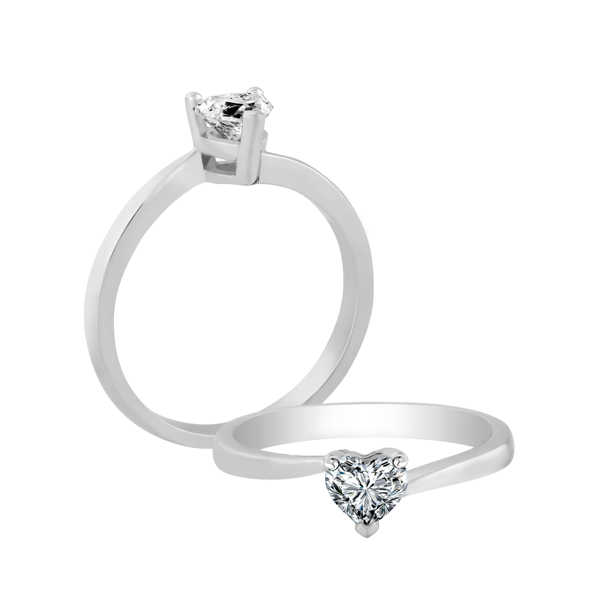 Nhẫn nữ kim cương viên vàng 14K Sincerity HR 3C