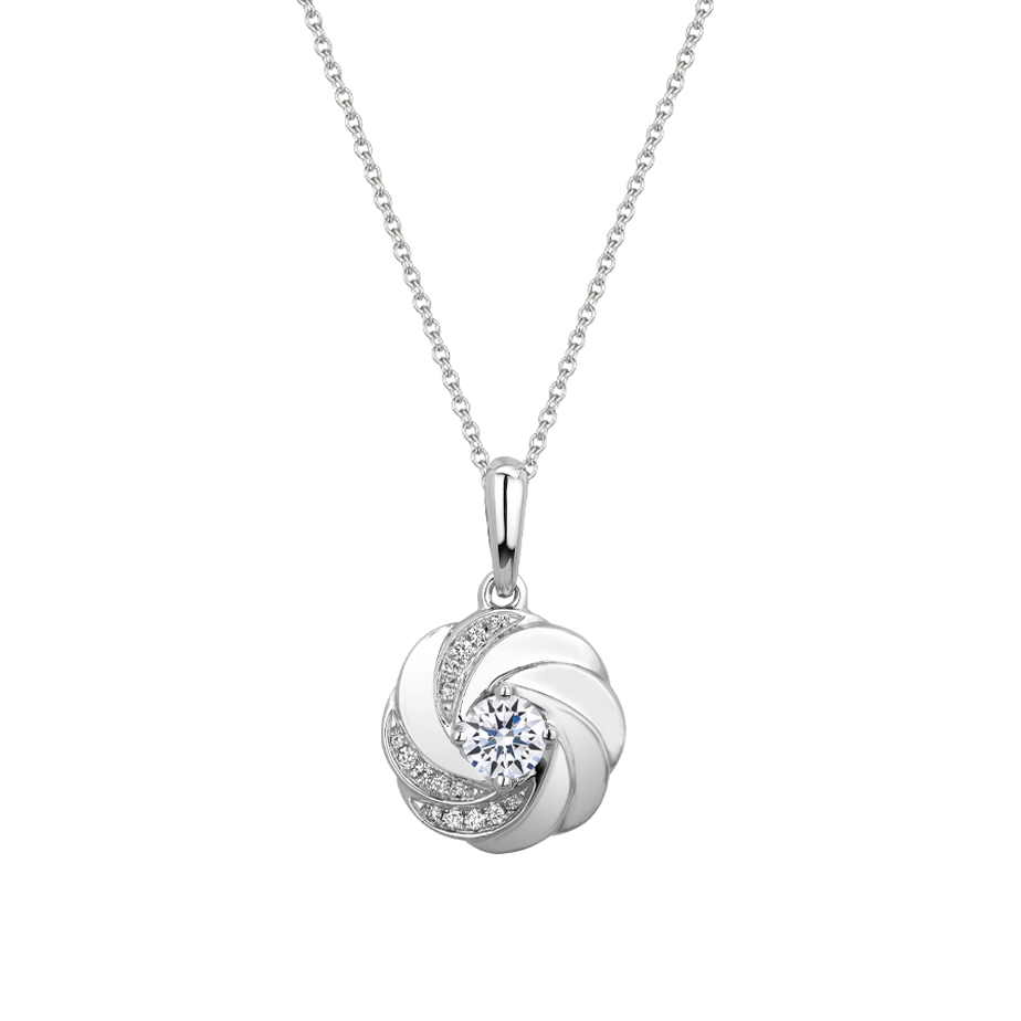 Mặt kim cương tấm vàng 14K Cyclone B 3C