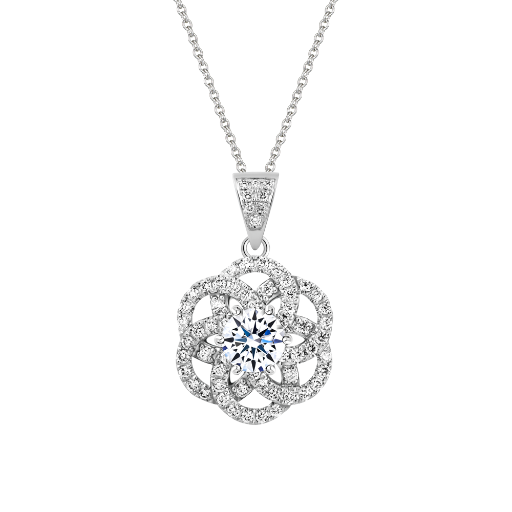 Mặt kim cương tấm vàng 14K Sincere 3C