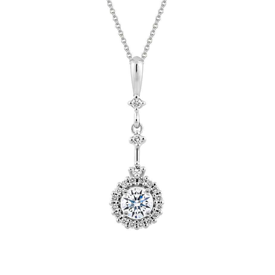 Mặt kim cương 8 Hearts & Arrows vàng 14K Rational N H&A 2C