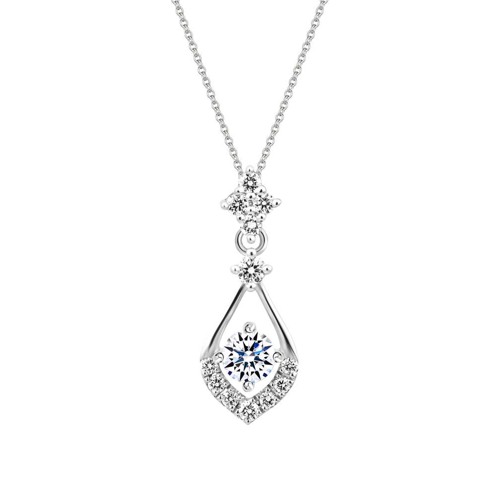 Mặt kim cương tấm vàng 14K Sparkle 3C