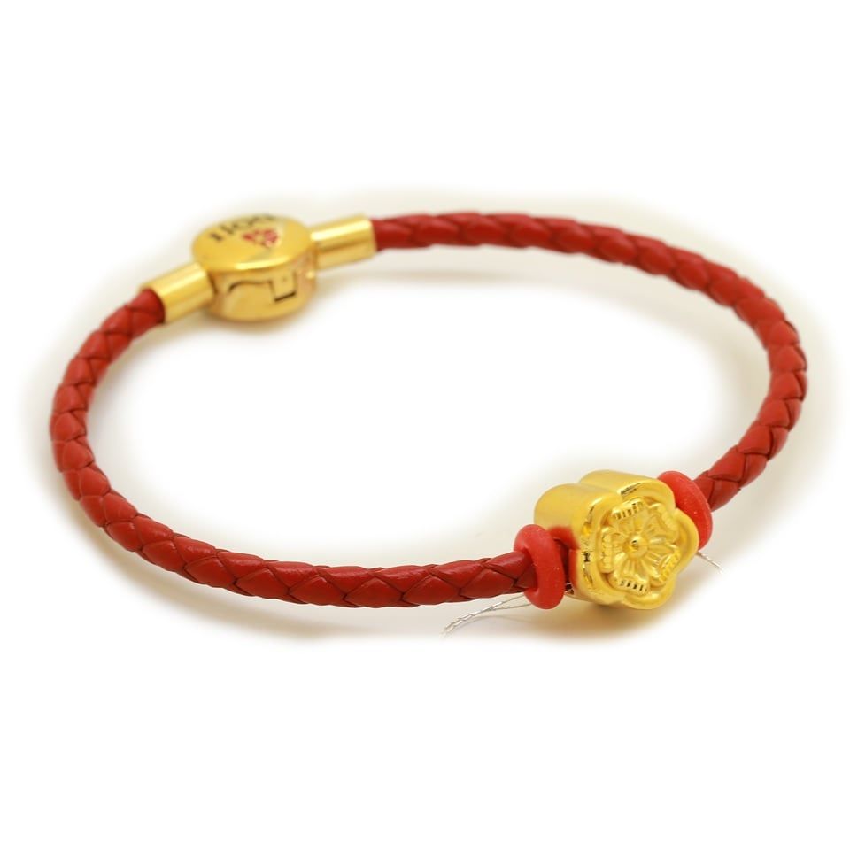 Lắc Vàng 24K Apricot Blossom CB600110