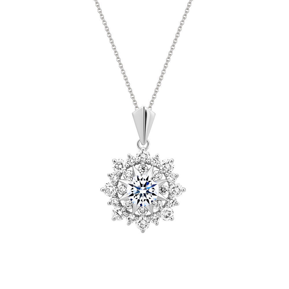 Ổ mặt kim cương tấm vàng 14K Belani 3C