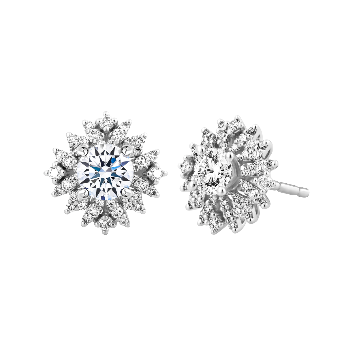 Ổ Bông kim cương tấm vàng 14K Gloria 3C