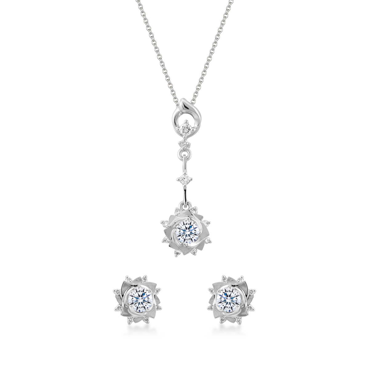 Bộ Trang Sức Jasmine H&A 2C