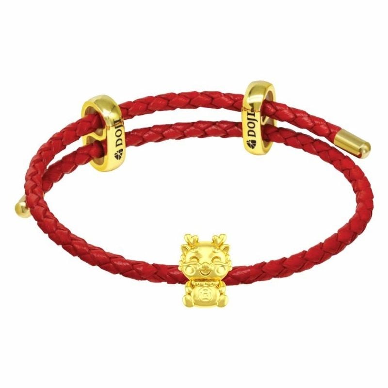 Lắc Vàng 24K Lucky Dragon CB500492 5D