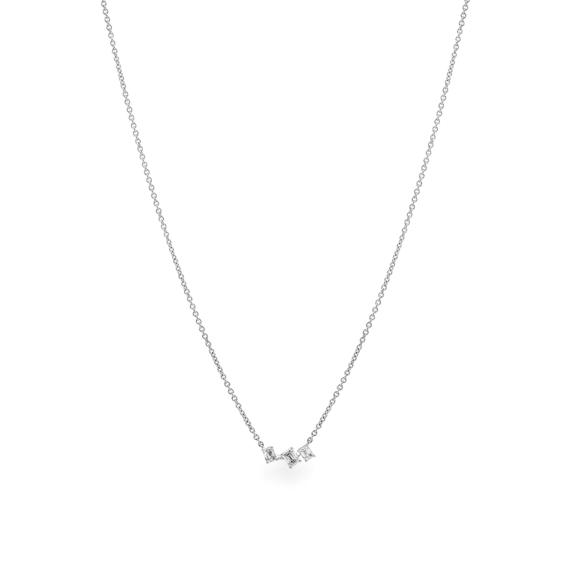 Dây liền mặt kim cương viên vàng 14K Jena A121 TD