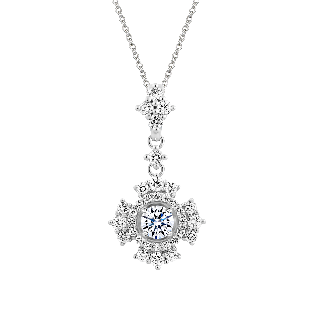 Mặt kim cương tấm vàng 14K Karina N 3C