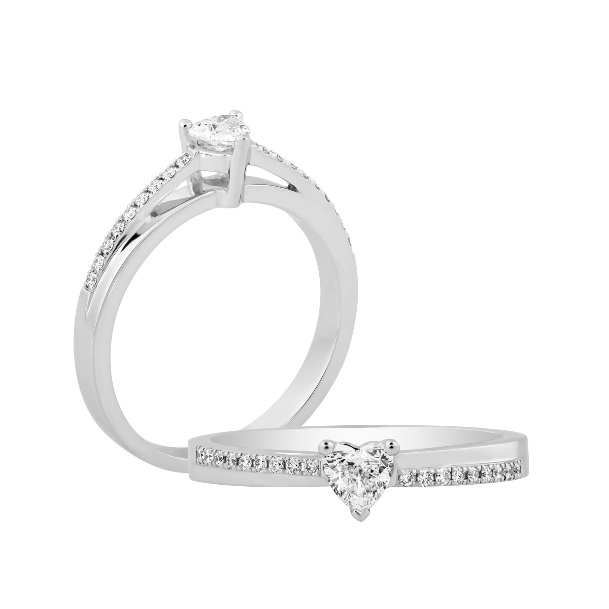 Nhẫn nữ kim cương viên vàng 14K Margaret HR 2C