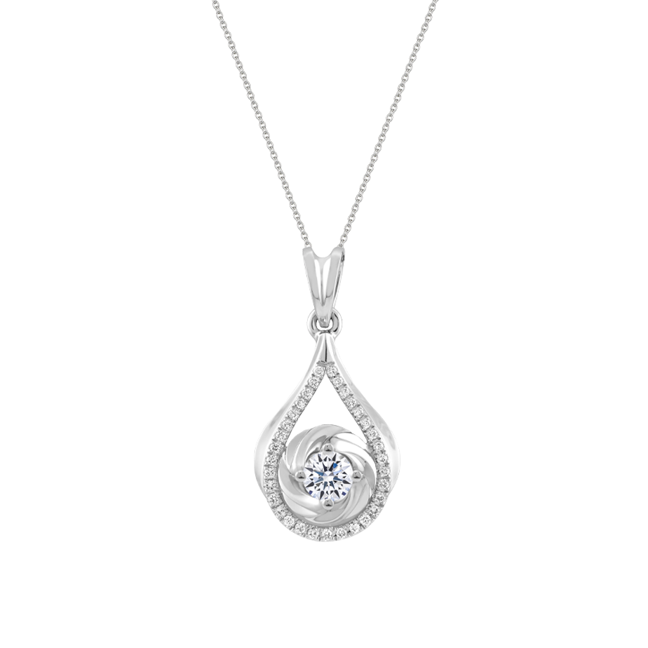 Mặt kim cương tấm vàng 14K Accalia 1CT
