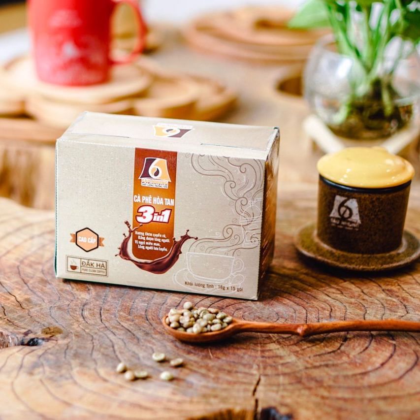  Cà phê Hoà tan 3 trong 1 Coffeevn (15 gói *16g) -HẾT HÀNG 