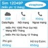 Sim 4G VinaPhone Fhappy 62Gb/Tháng Trọn Gói 1 Năm Không Phải Nạp Tiền