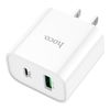 Củ Sạc Nhanh 20W Hoco C80 Type-C + USB-A