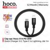 Cáp Sạc Nhanh Type-C To Lighting 20W Hoco X14 Dài 1M