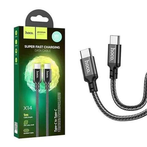 Cáp Sạc 60W Hoco X14 Type-C To Type-C Dài 1M