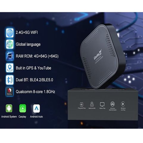 Bộ Chuyển Đổi CarPlay Android Box AI Ram 4GB