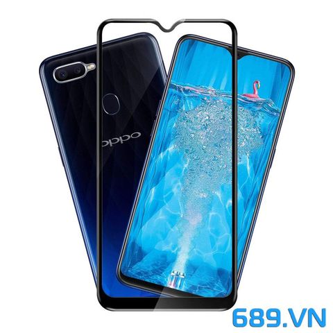 Kính Cường Lực 6D Điện Thoại Oppo F9 Cao Cấp Phòng Rơi Vỡ