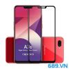 Kính Cường Lực 6D Full Màn Oppo A5 - A3S Màu Đen