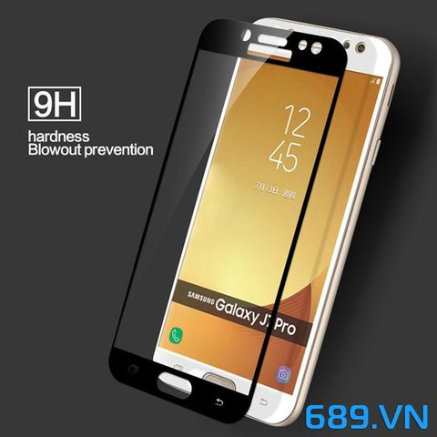 Dán Kính Cường Lực Samsung Galaxy J7 Pro Full Keo Màn