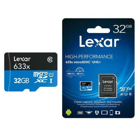 Thẻ nhớ microSDXC 32Gb LEXAR