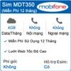 Sim 4G MobiFone 4Gb x 12 Tháng Trọn Gói 12 Tháng MDT350