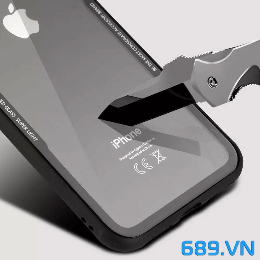 Ốp lưng kính LeoLeo dạng hít iPhone X ...