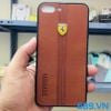 Ốp Lưng Điện Thoại iPhone 7 Plus Thời Trang Giả Da Logo Ferrari