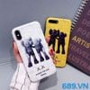 Ốp Lưng iPhone X In Hình IMD Thương Hiệu Kaws Cá Tính
